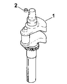Cv740s-0015 Crankshaft Diagram and Parts List for M60-KH (53AB5BDX150-27-HP)(2003) Cub Cadet Lawn Tractor